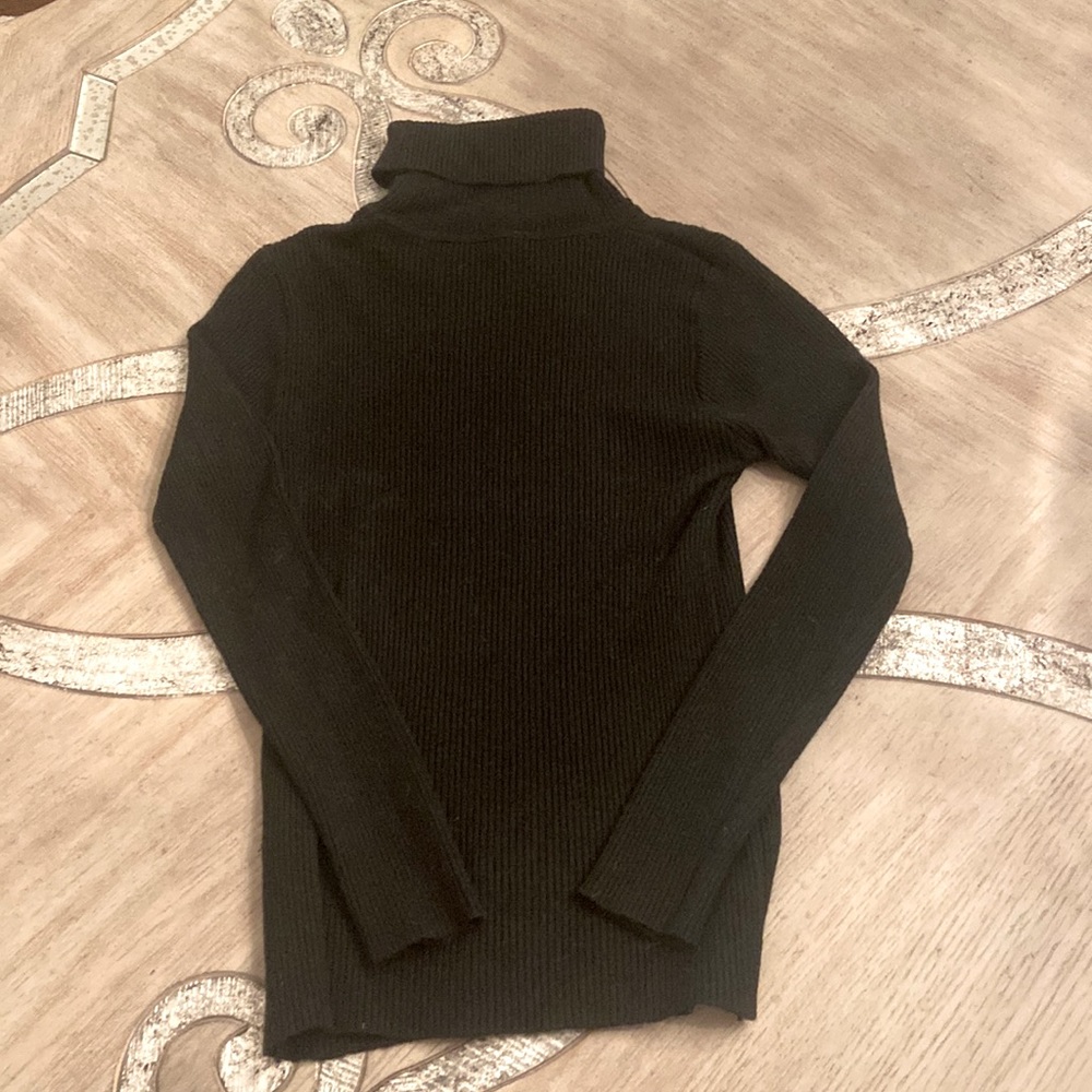 Shein Black Ribbed Turtleneck size S